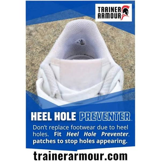 Trainer Armour - Heel Hole Preventer - Black